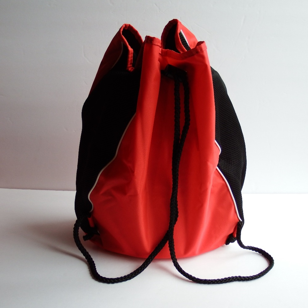 Drawstring Nylon Mesh Sports Backpack - Picture 4 of 6